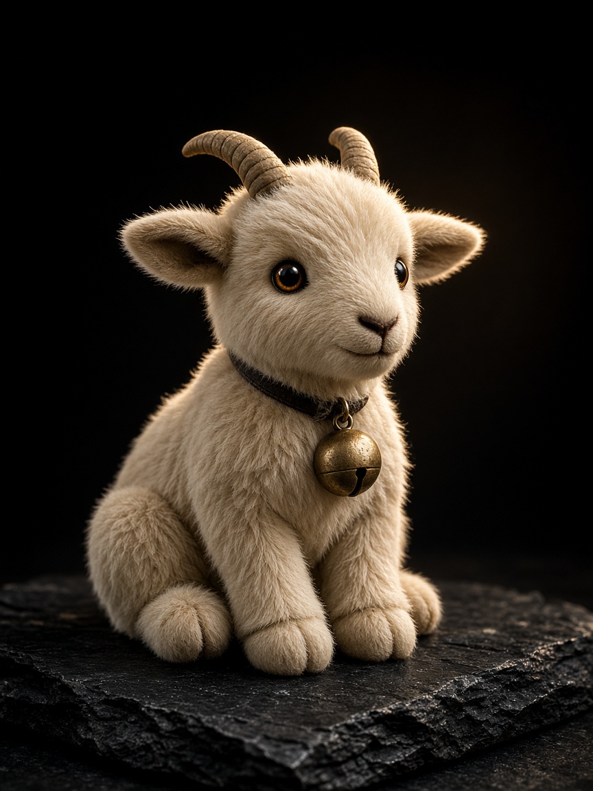 Boneka Plushie Goat Mini